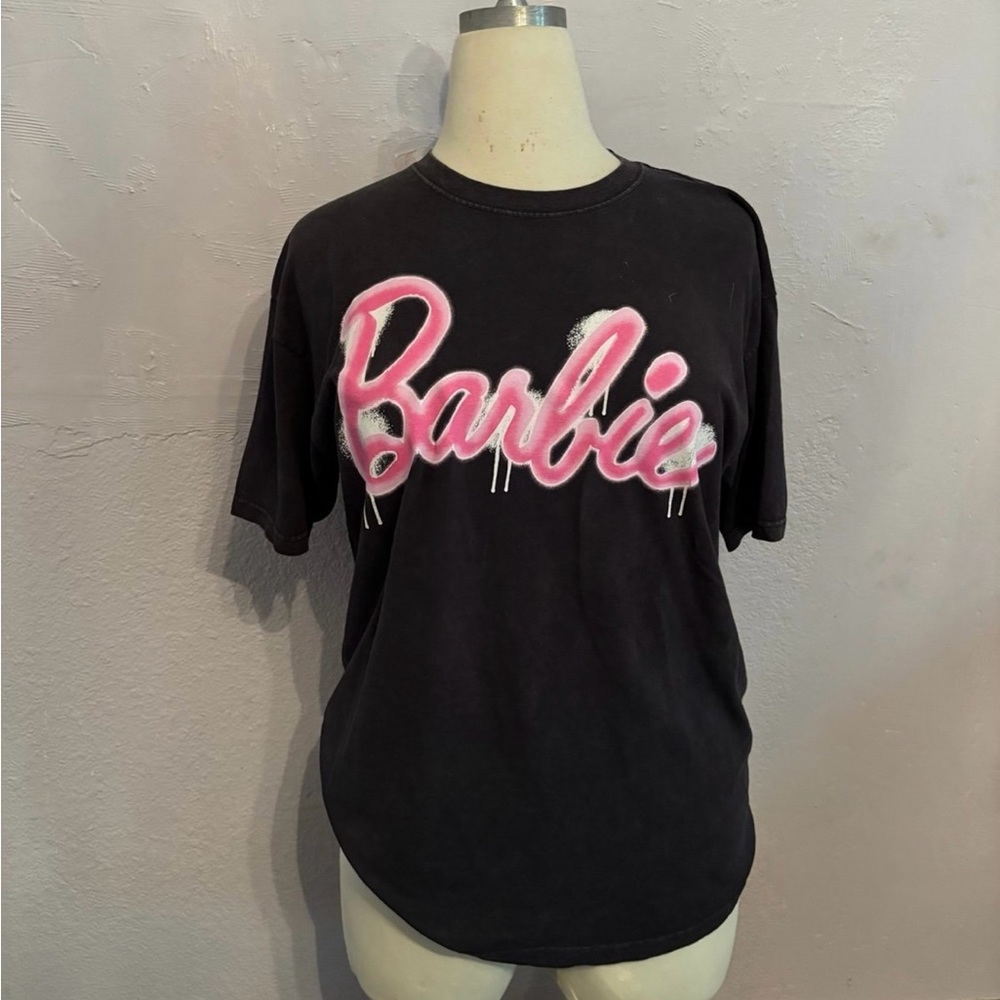 Barbie Black and Pink Short Sleeve Tee